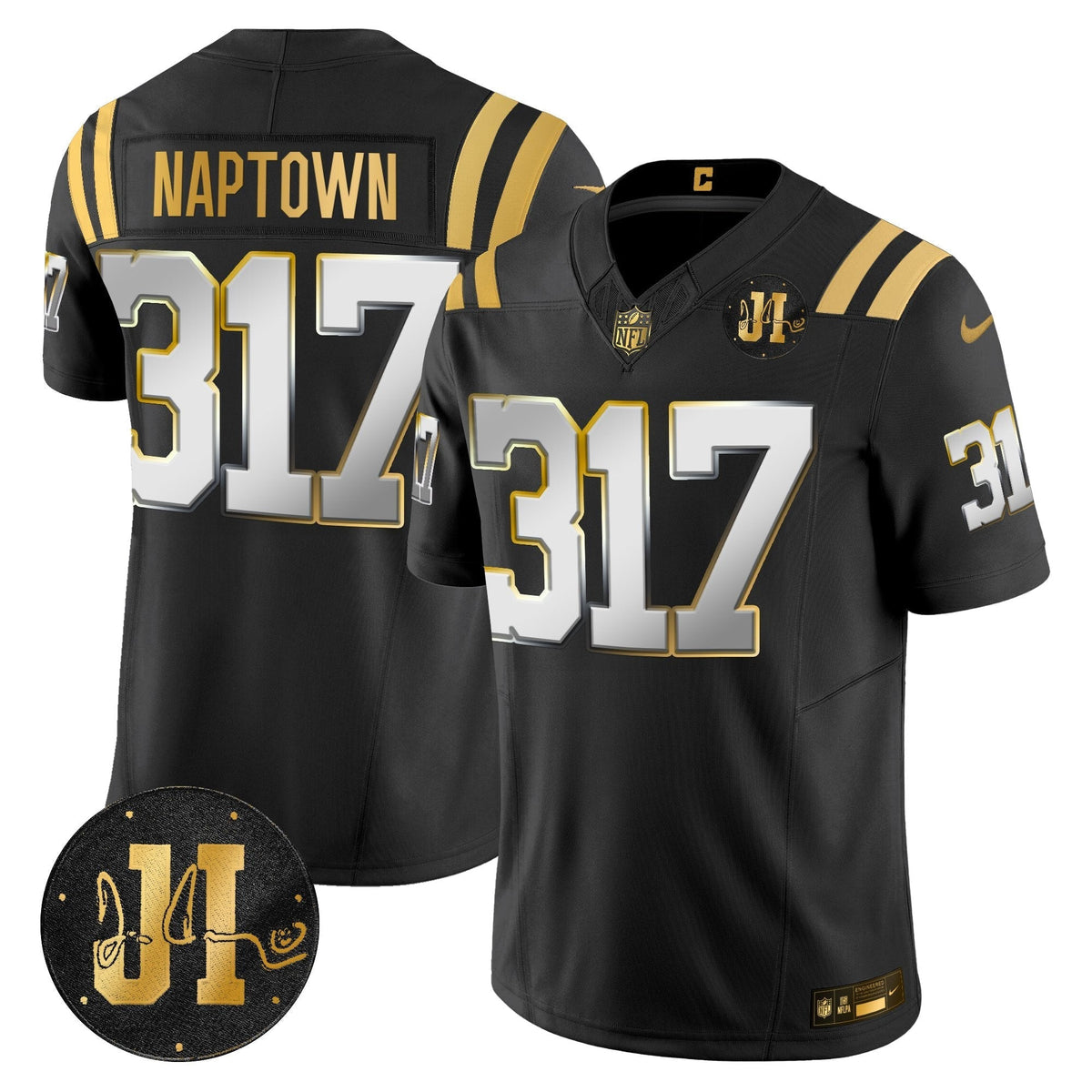 IND 2025 Jim Irsay Patch Gold Vapor Limited Jersey - image 22