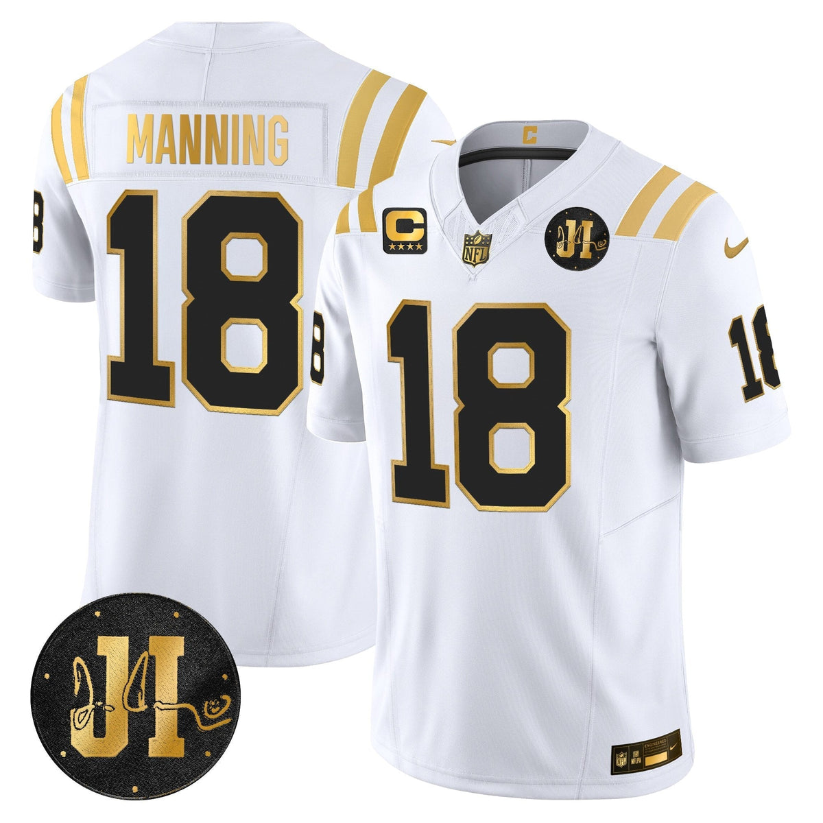 IND 2025 Jim Irsay Patch Gold Vapor Limited Jersey - image 18