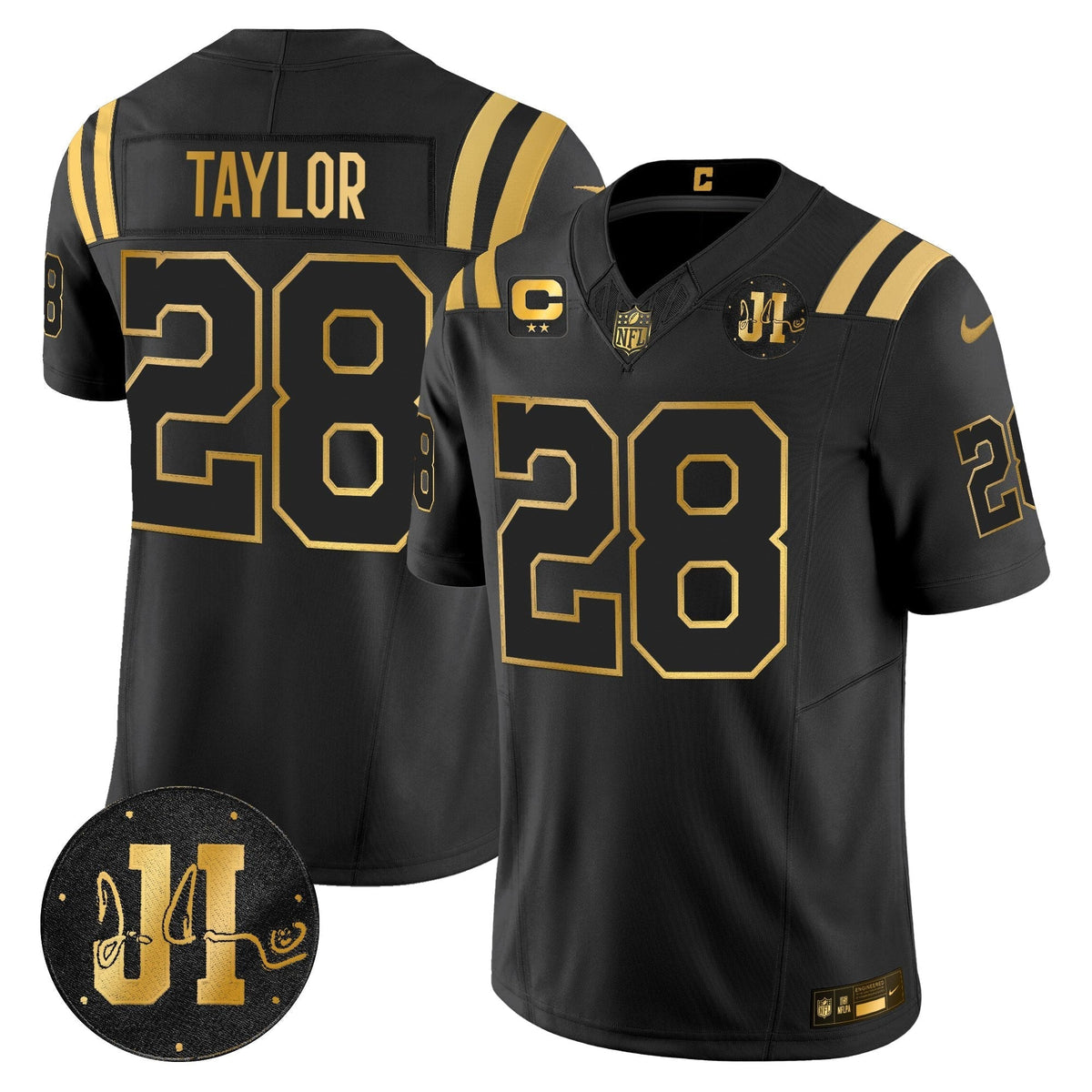 IND 2025 Jim Irsay Patch Gold Vapor Limited Jersey - image 4
