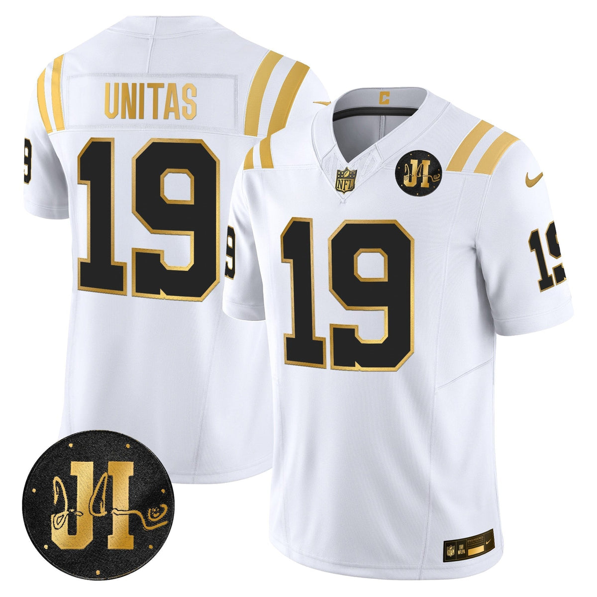 IND 2025 Jim Irsay Patch Gold Vapor Limited Jersey - image 19