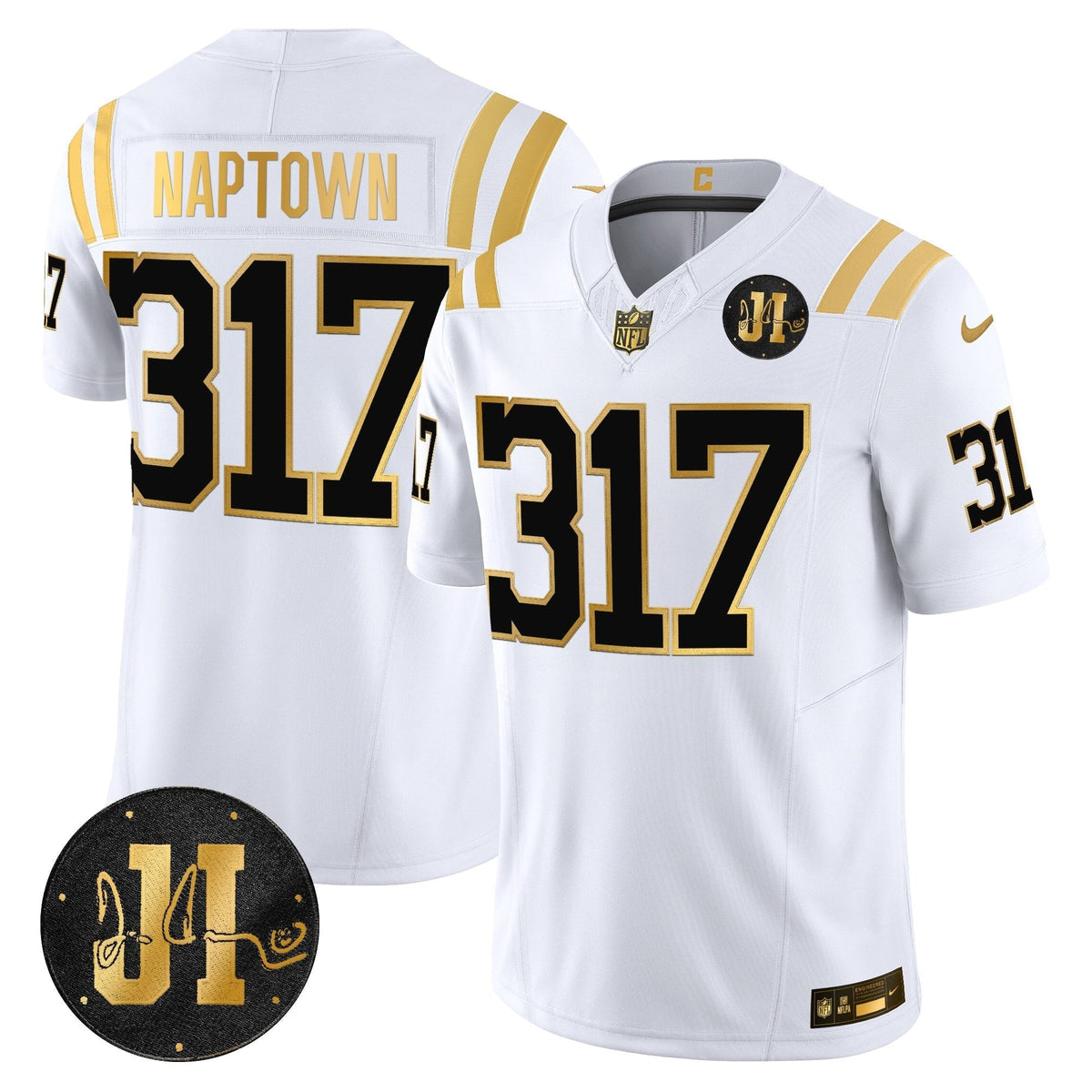 IND 2025 Jim Irsay Patch Gold Vapor Limited Jersey - image 12