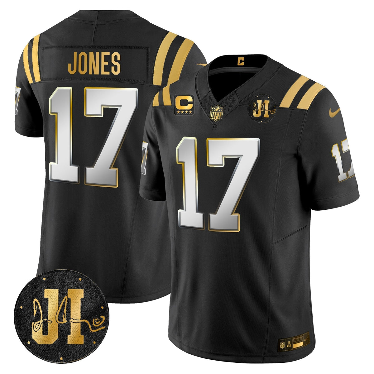 IND 2025 Jim Irsay Patch Gold Vapor Limited Jersey - image 21