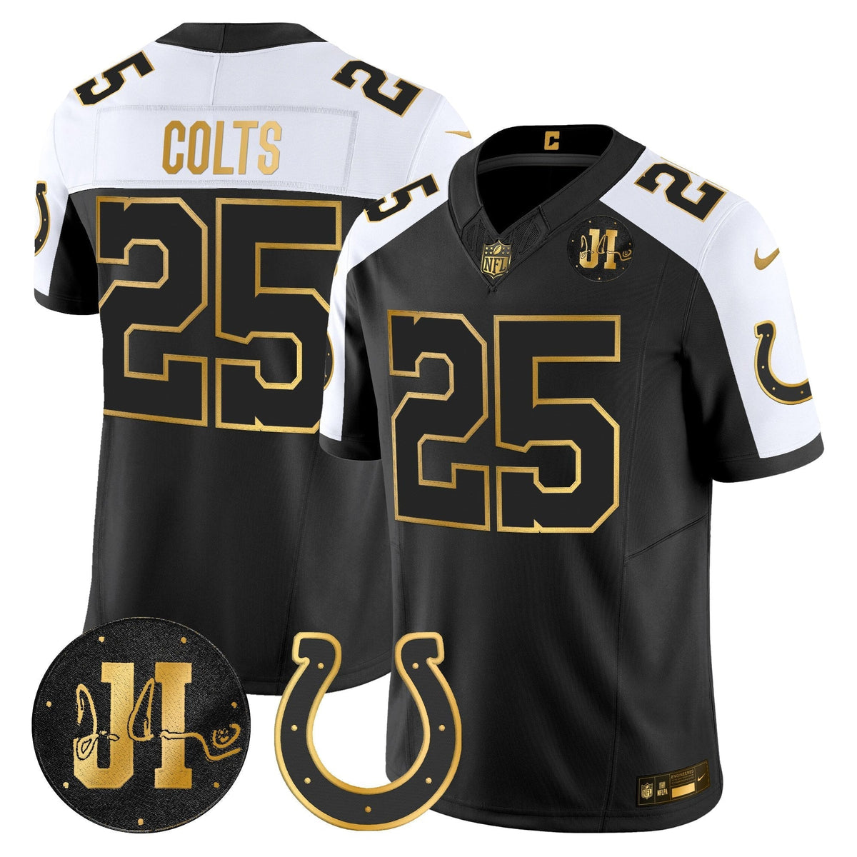 IND 2025 Jim Irsay Patch Gold Vapor Limited Jersey - image 40