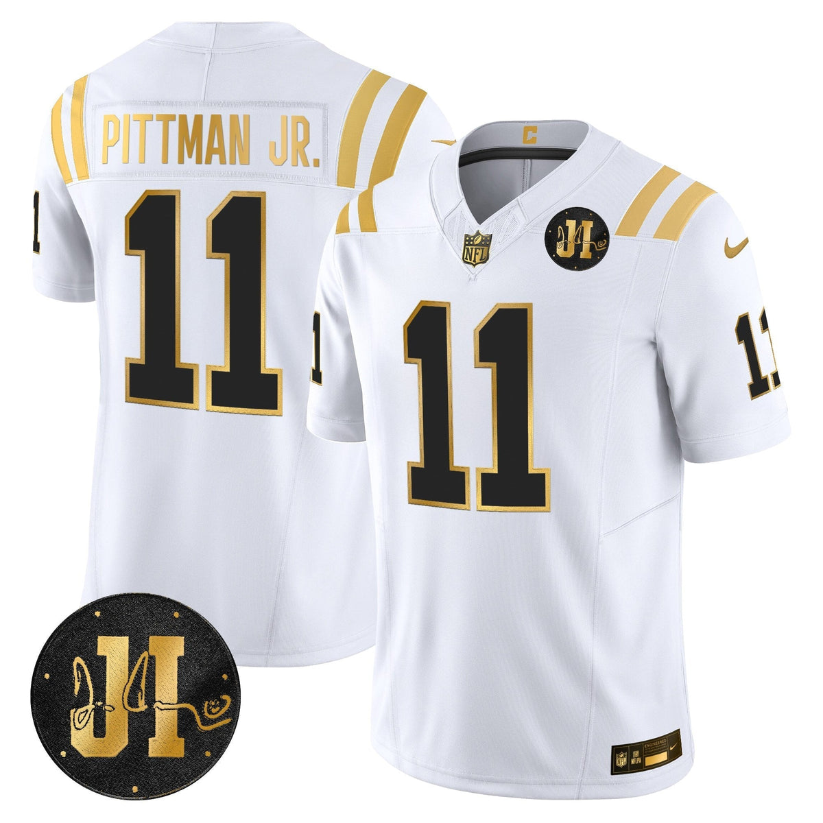IND 2025 Jim Irsay Patch Gold Vapor Limited Jersey - image 15