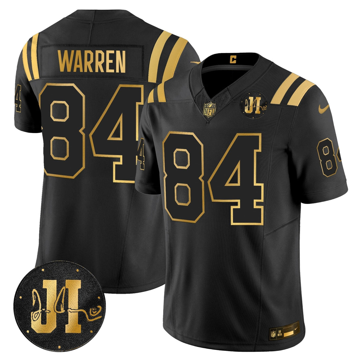 IND 2025 Jim Irsay Patch Gold Vapor Limited Jersey - image 7