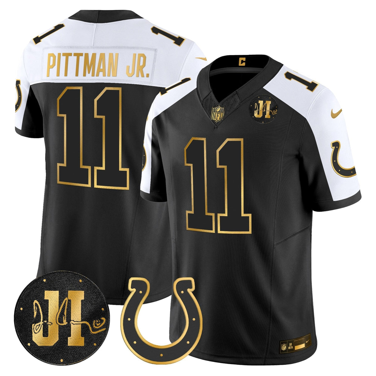 IND 2025 Jim Irsay Patch Gold Vapor Limited Jersey - image 35