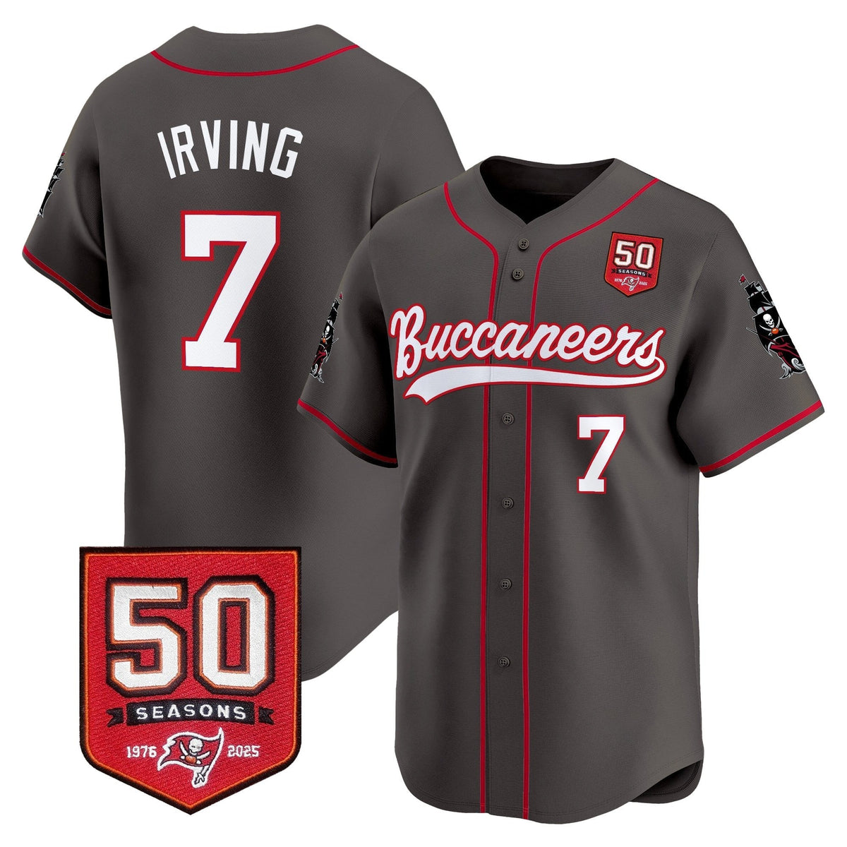 TB 50th Season Patch Vapor Baseball Jersey - All Stitched - image 25