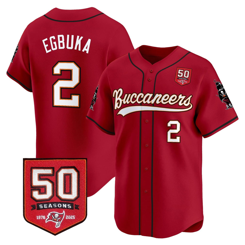 TB 50th Season Patch Vapor Baseball Jersey - All Stitched - image 38