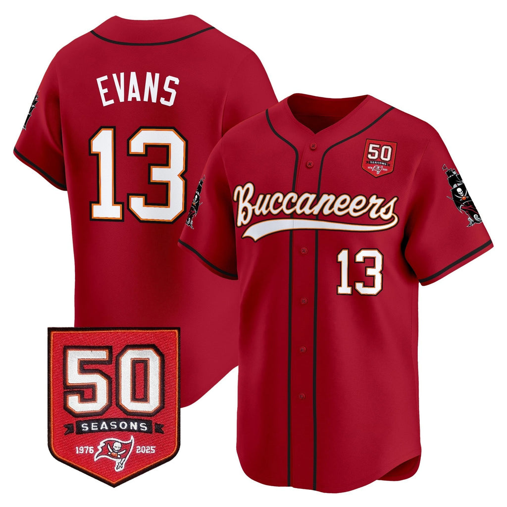 TB 50th Season Patch Vapor Baseball Jersey - All Stitched - image 35