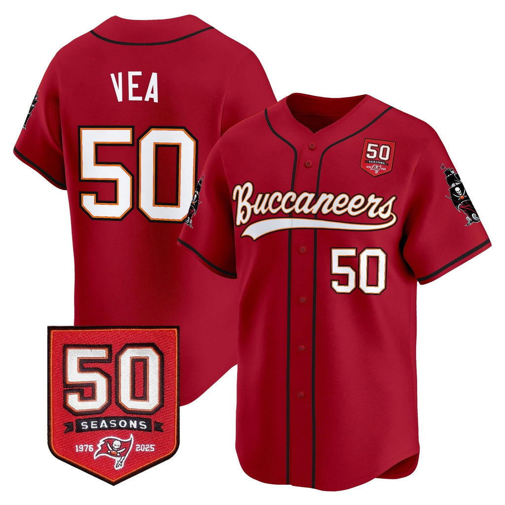 TB 50th Season Patch Vapor Baseball Jersey - All Stitched - image 41
