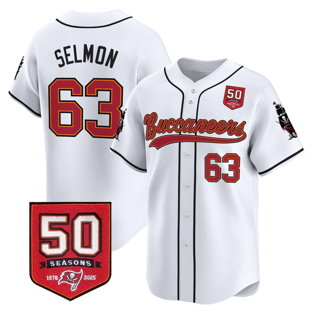 TB 50th Season Patch Vapor Baseball Jersey - All Stitched - image 54