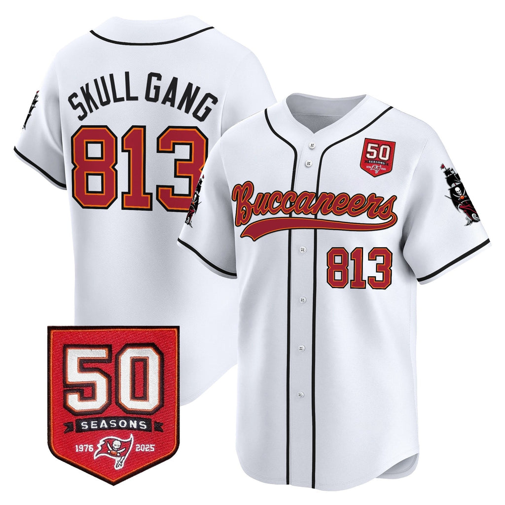 TB 50th Season Patch Vapor Baseball Jersey - All Stitched - image 48