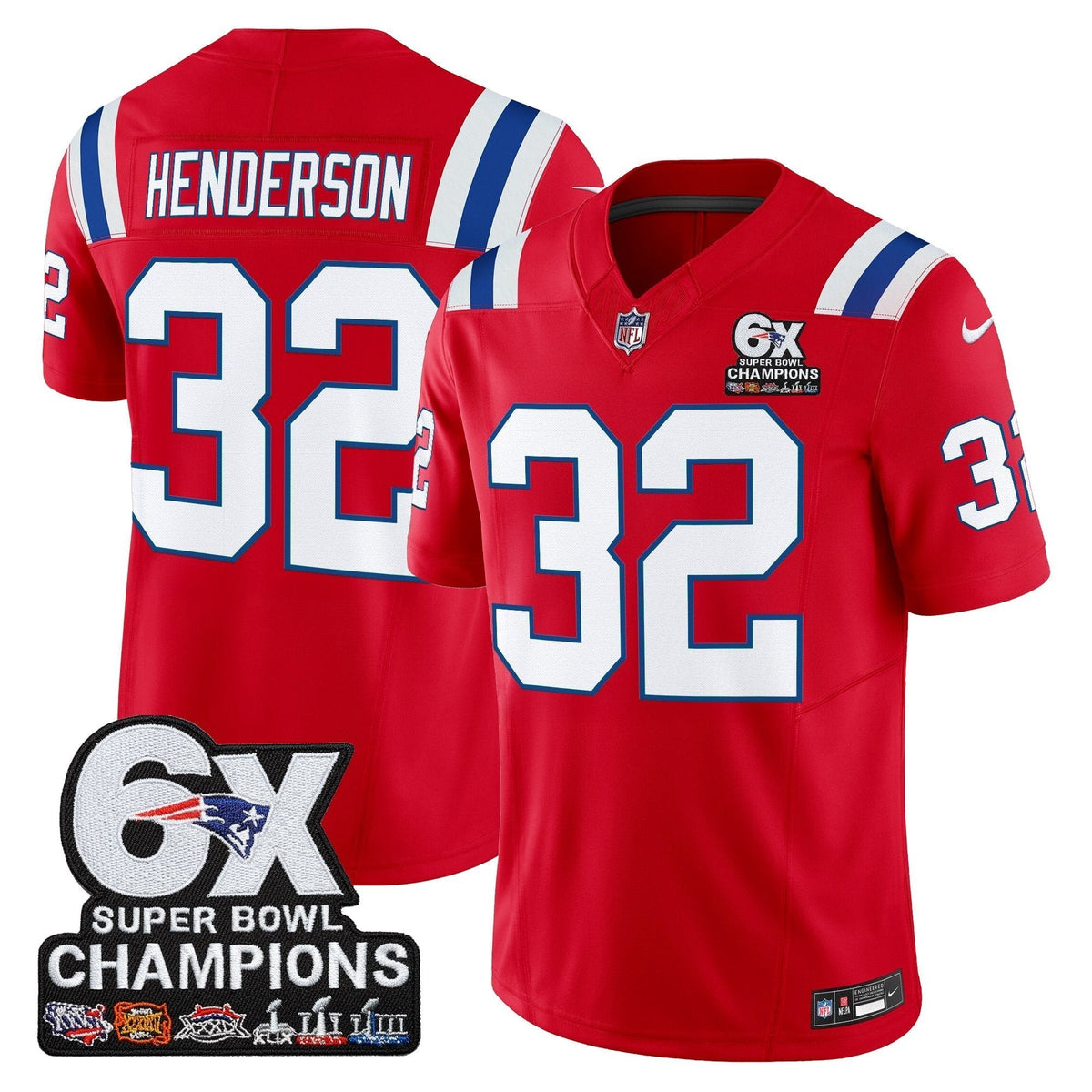 NE 6-Time Champions Patch Vapor Limited Jersey - image 24