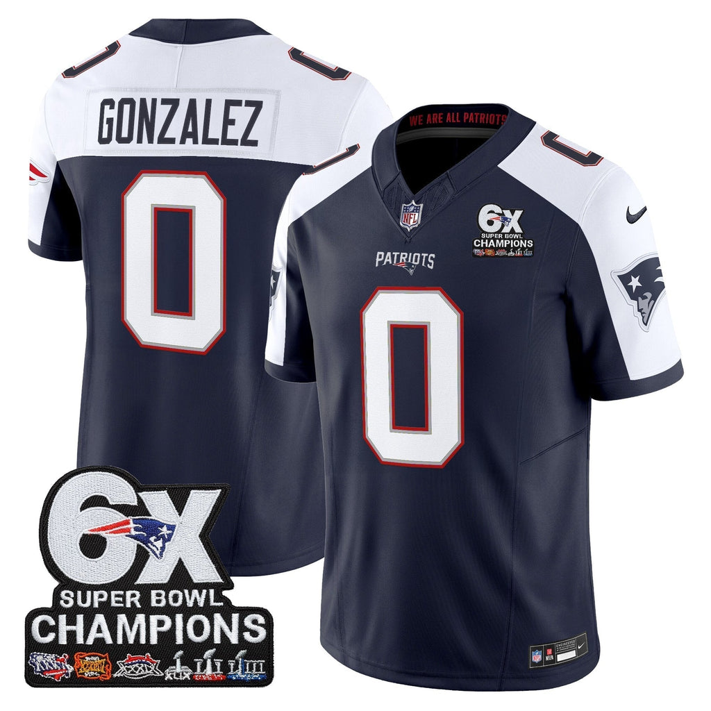 NE 6-Time Champions Patch Vapor Limited Jersey - image 35