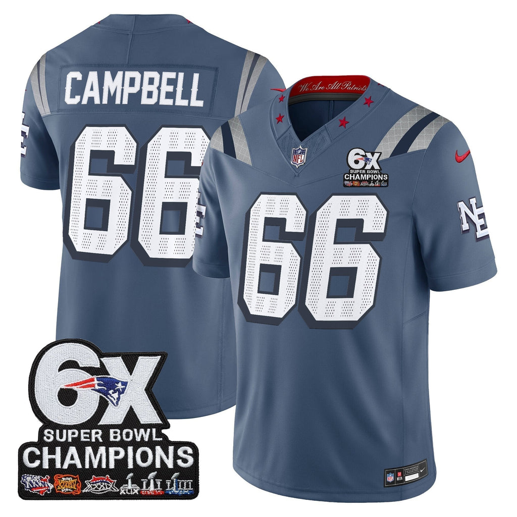 NE 6-Time Champions Patch Vapor Limited Jersey - image 45