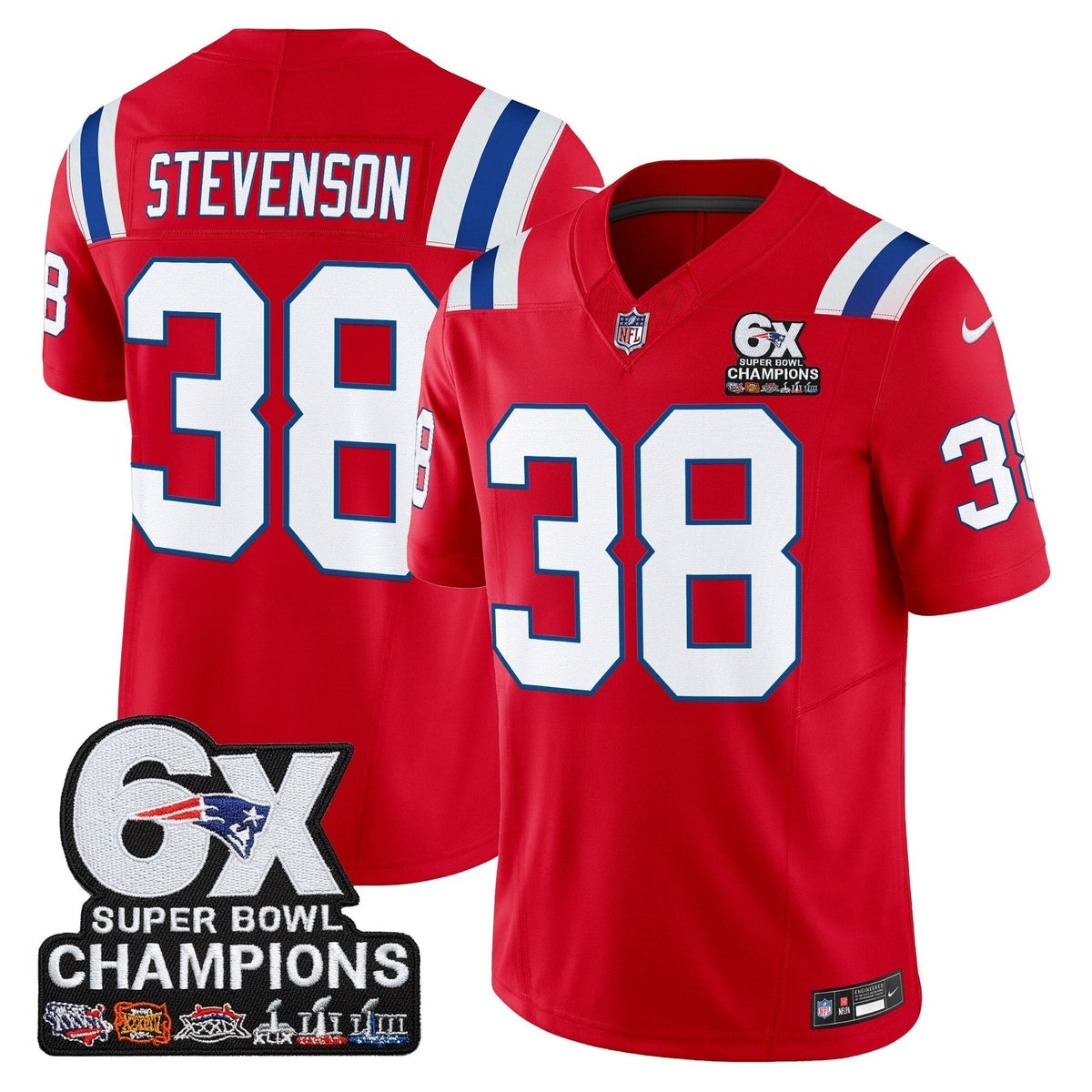 NE 6-Time Champions Patch Vapor Limited Jersey - image 25