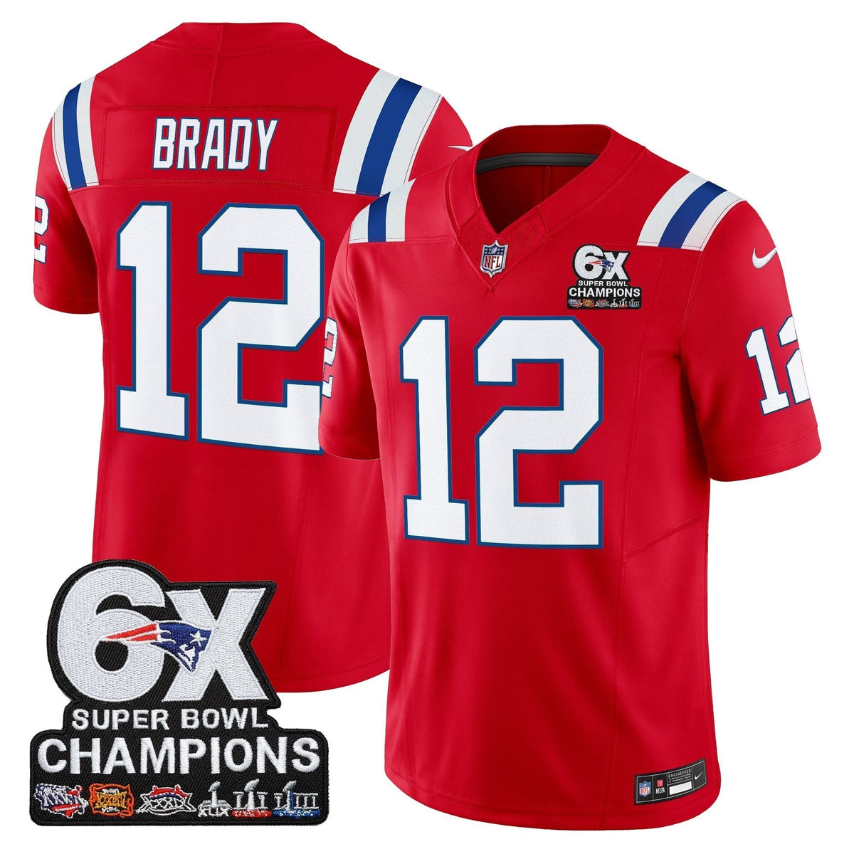 NE 6-Time Champions Patch Vapor Limited Jersey - image 23