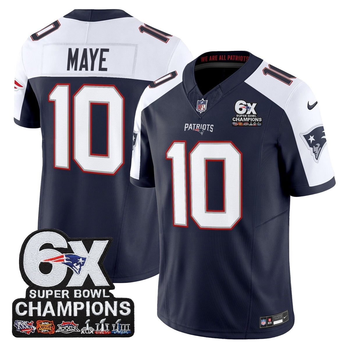 NE 6-Time Champions Patch Vapor Limited Jersey - image 28