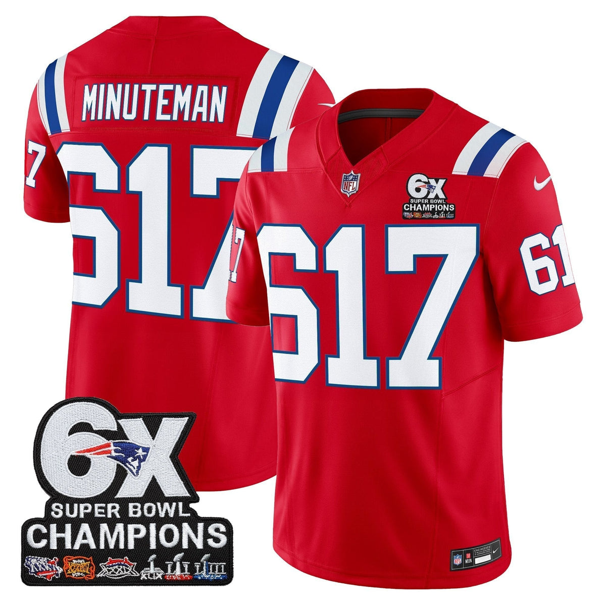 NE 6-Time Champions Patch Vapor Limited Jersey - image 20