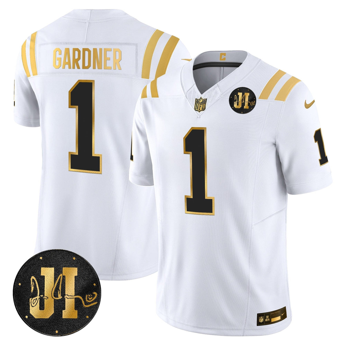 IND 2025 Jim Irsay Patch Gold Vapor Limited Jersey - image 16