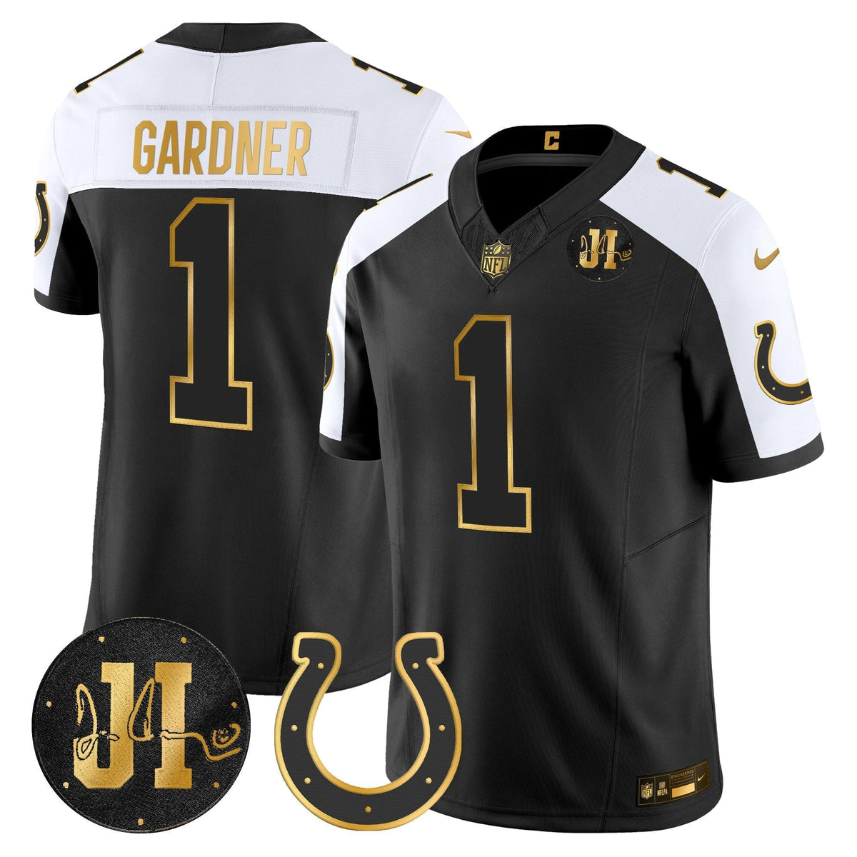 IND 2025 Jim Irsay Patch Gold Vapor Limited Jersey - image 36