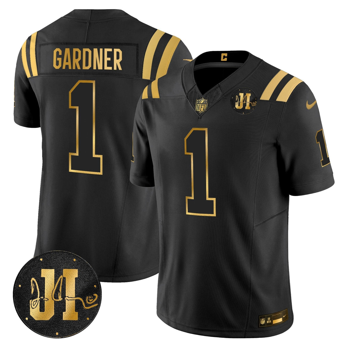 IND 2025 Jim Irsay Patch Gold Vapor Limited Jersey - image 6