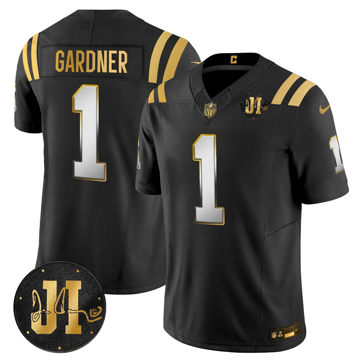 IND 2025 Jim Irsay Patch Gold Vapor Limited Jersey - image 26