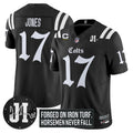 IND 2025 'Gothic Iron Hoof Edition' Vapor Limited Jersey - Jim Irsay Patch - image 1