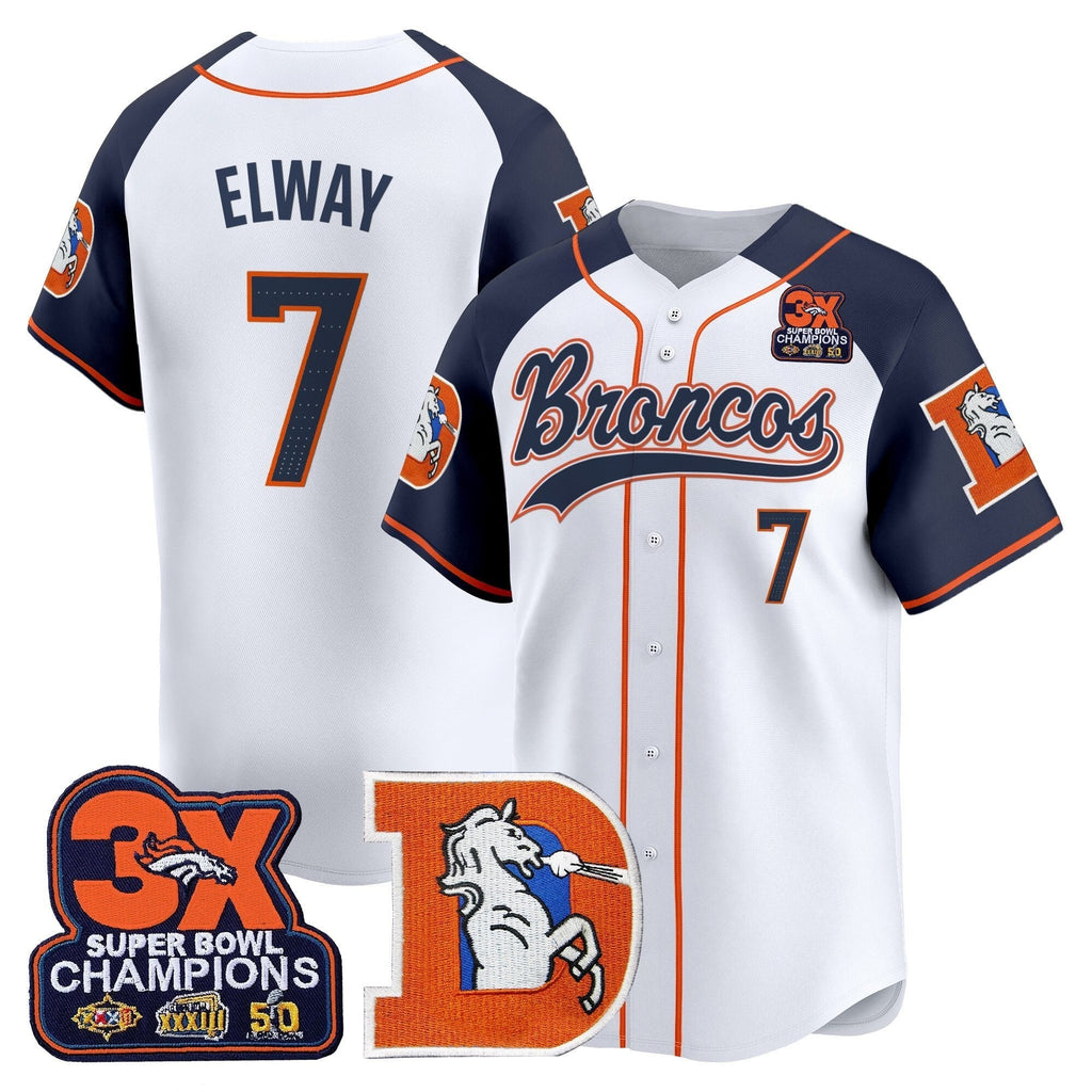 DEN Throwback Vapor Baseball Jersey - All Stitched - image 34