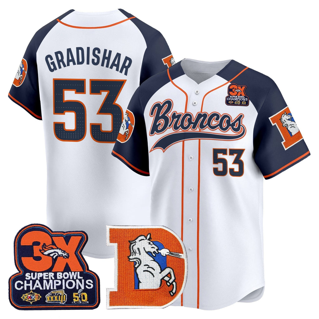 DEN Throwback Vapor Baseball Jersey - All Stitched - image 39