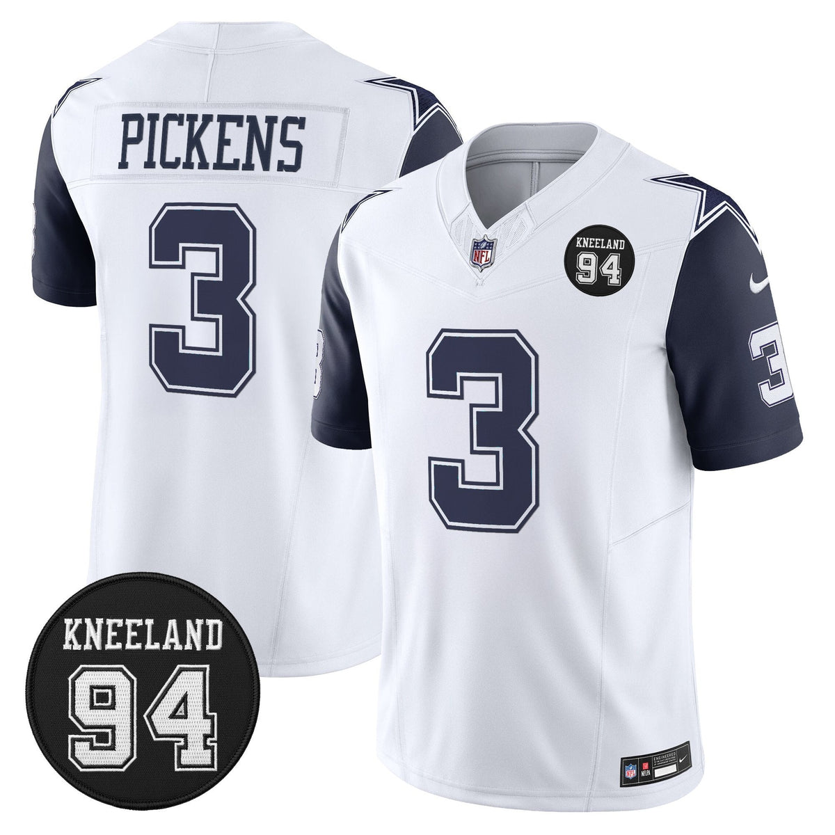 DAL #94 Marshawn Kneeland Memorial Patch Vapor Limited Jersey - image 27
