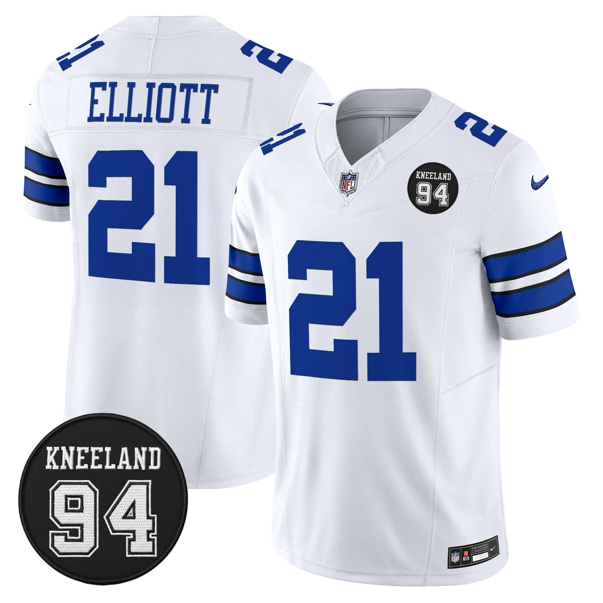 DAL #94 Marshawn Kneeland Memorial Patch Vapor Limited Jersey - image 38
