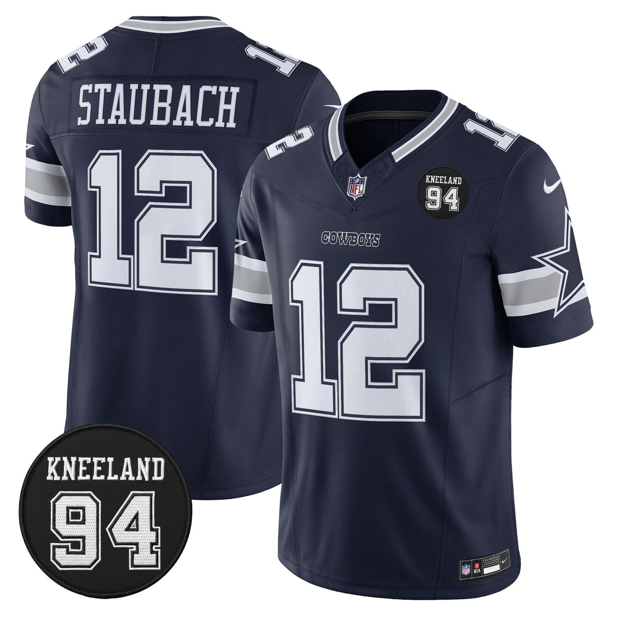 DAL #94 Marshawn Kneeland Memorial Patch Vapor Limited Jersey - image 9