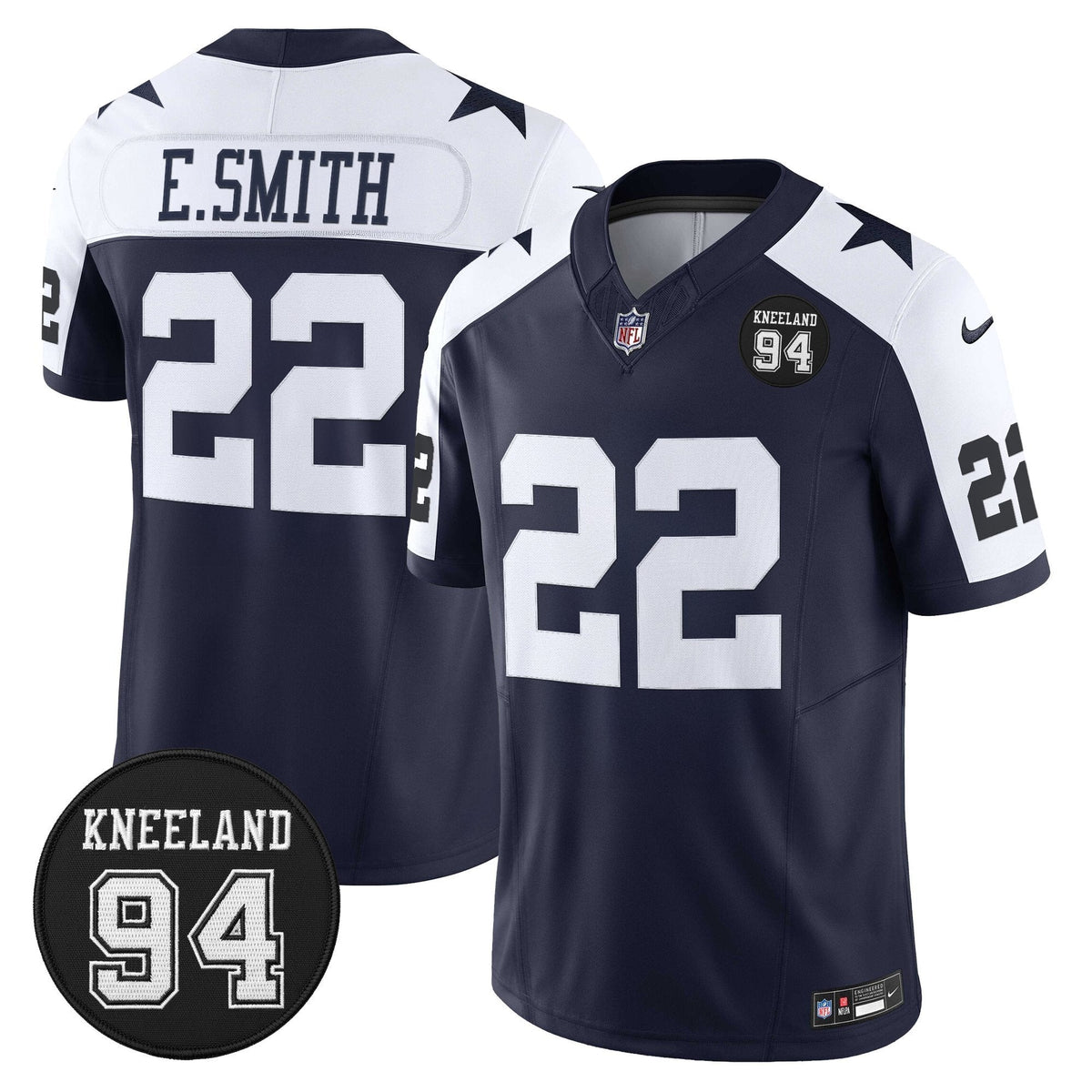 DAL #94 Marshawn Kneeland Memorial Patch Vapor Limited Jersey - image 20