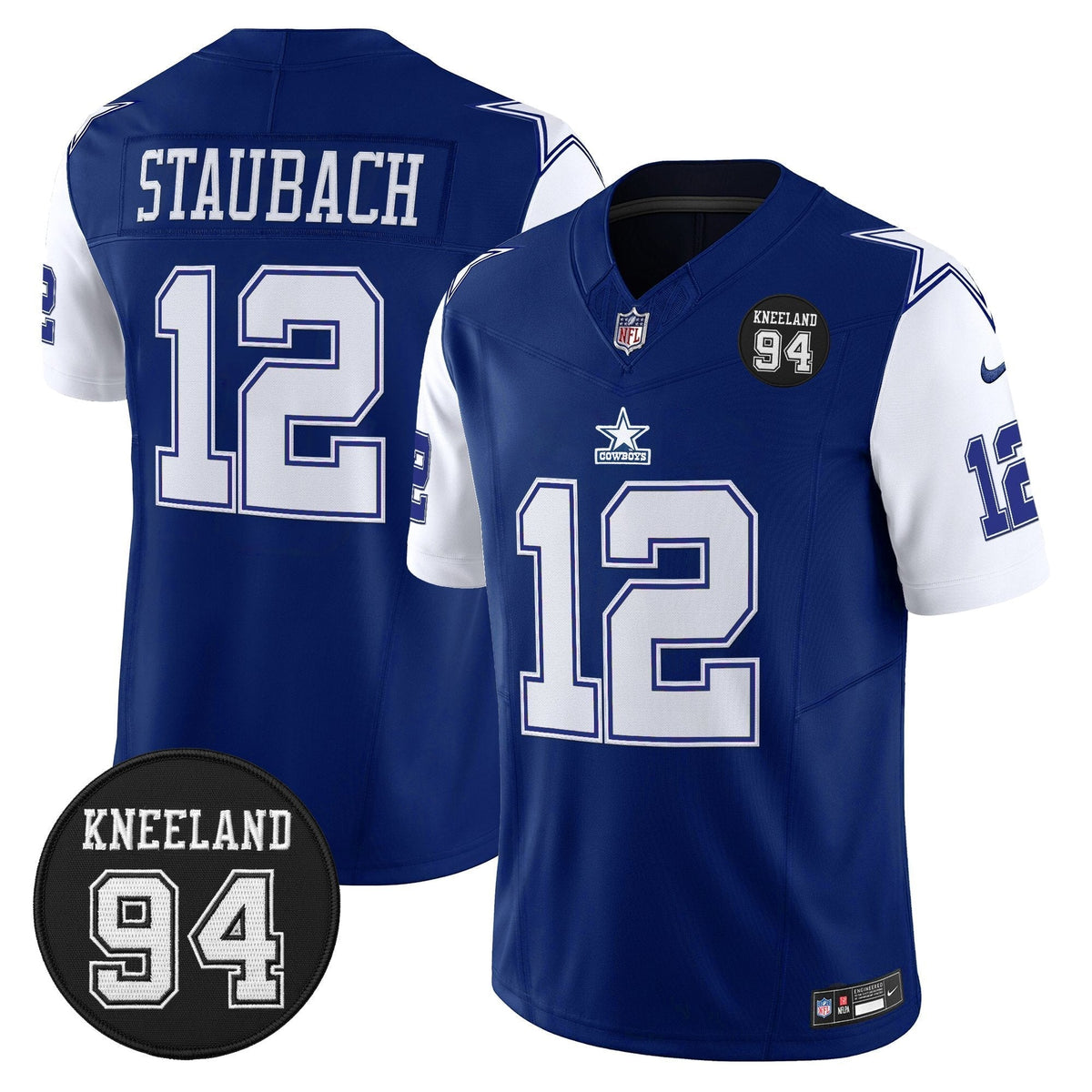 DAL #94 Marshawn Kneeland Memorial Patch Vapor Limited Jersey - image 49