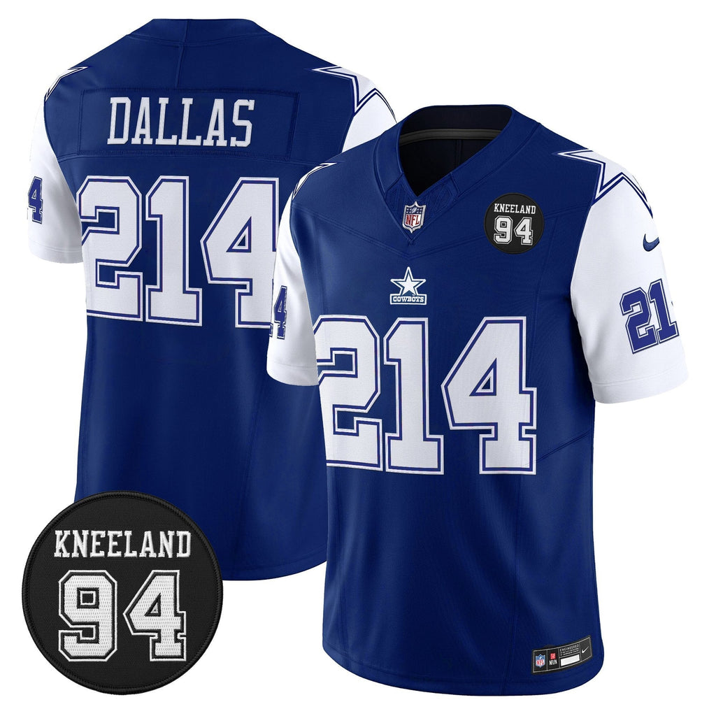 DAL #94 Marshawn Kneeland Memorial Patch Vapor Limited Jersey - image 42