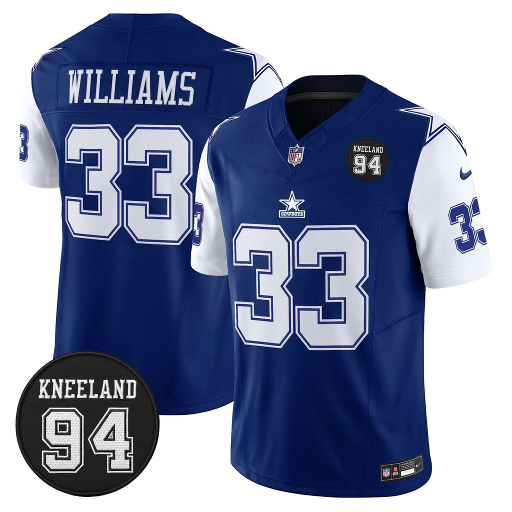 DAL #94 Marshawn Kneeland Memorial Patch Vapor Limited Jersey - image 46