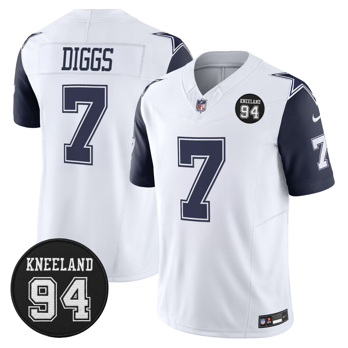 DAL #94 Marshawn Kneeland Memorial Patch Vapor Limited Jersey - image 24