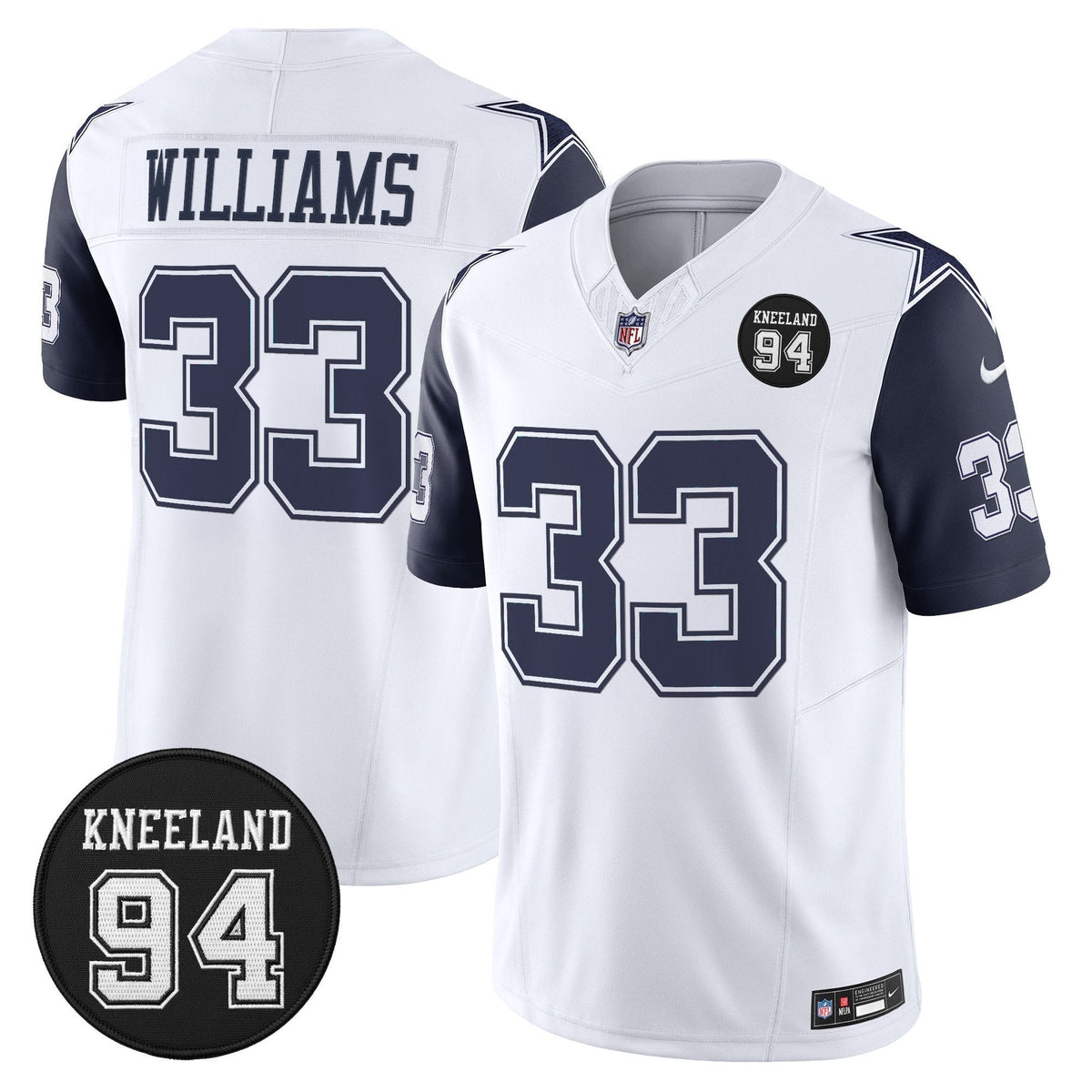 DAL #94 Marshawn Kneeland Memorial Patch Vapor Limited Jersey - image 26