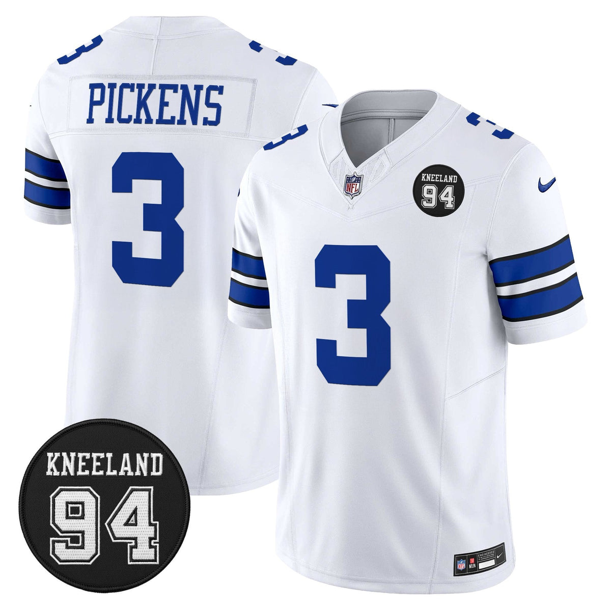 DAL #94 Marshawn Kneeland Memorial Patch Vapor Limited Jersey - image 37