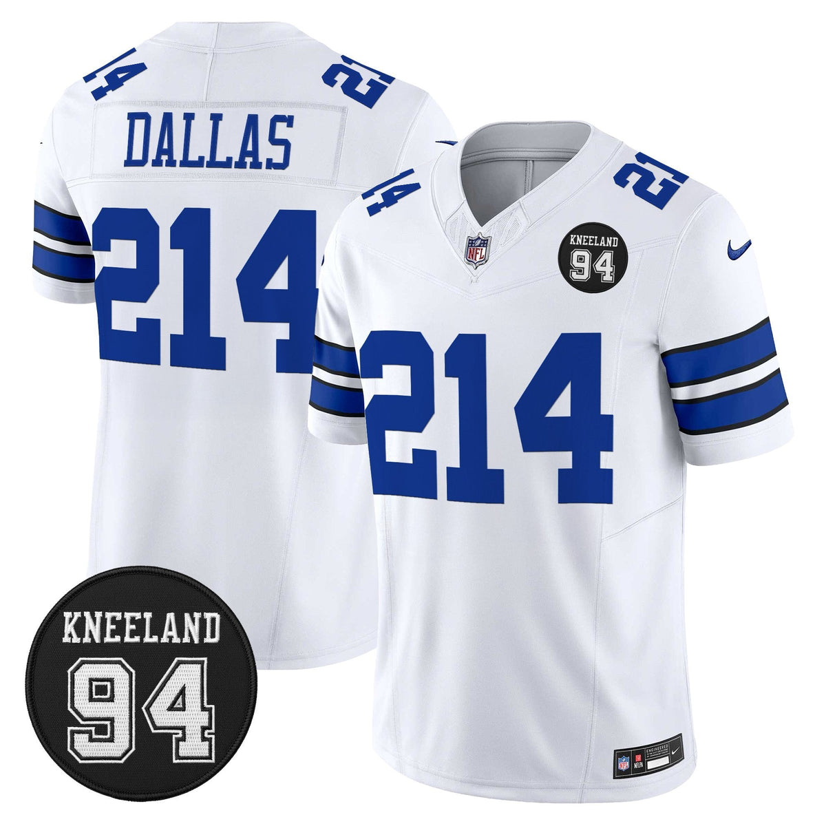 DAL #94 Marshawn Kneeland Memorial Patch Vapor Limited Jersey - image 32