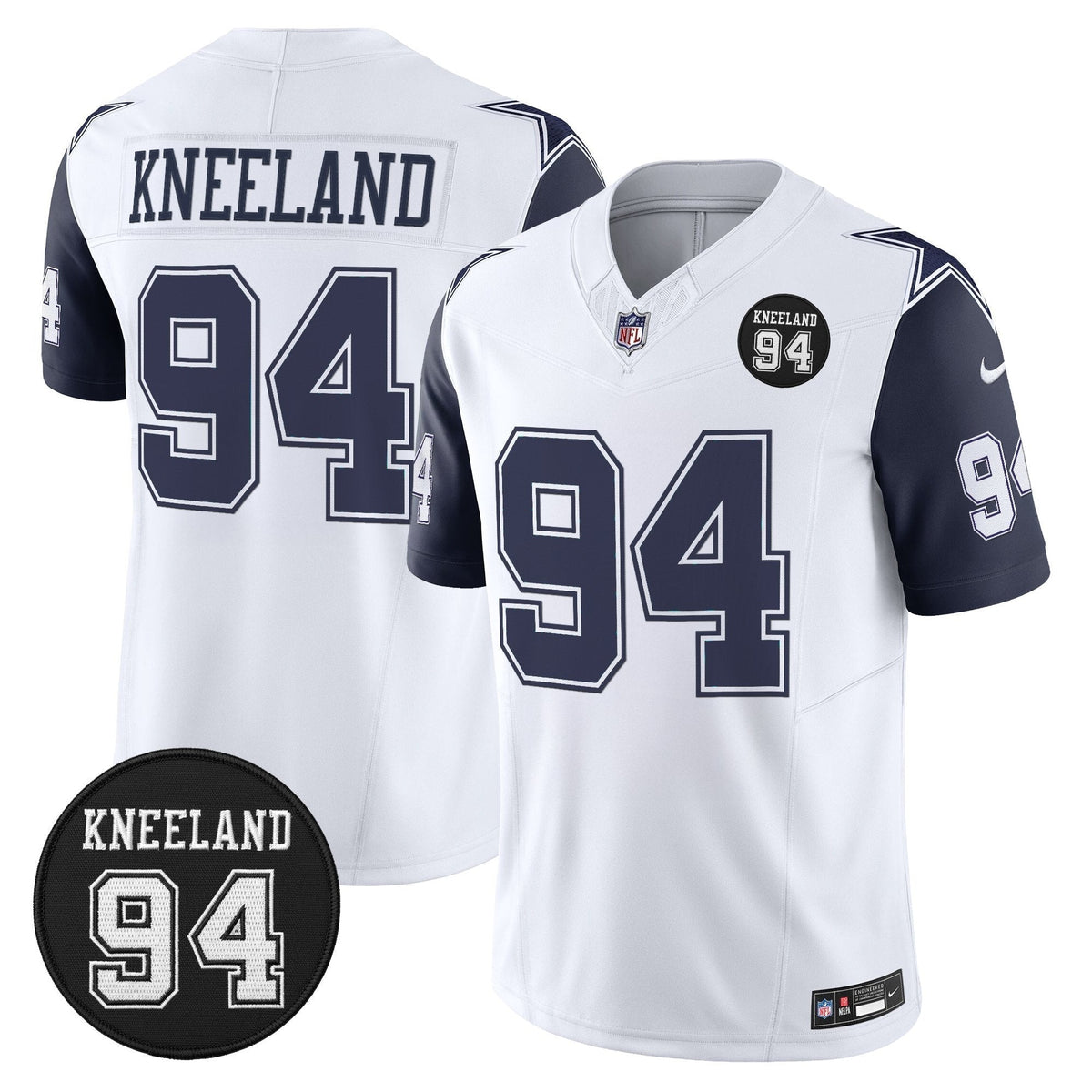DAL #94 Marshawn Kneeland Memorial Patch Vapor Limited Jersey - image 21