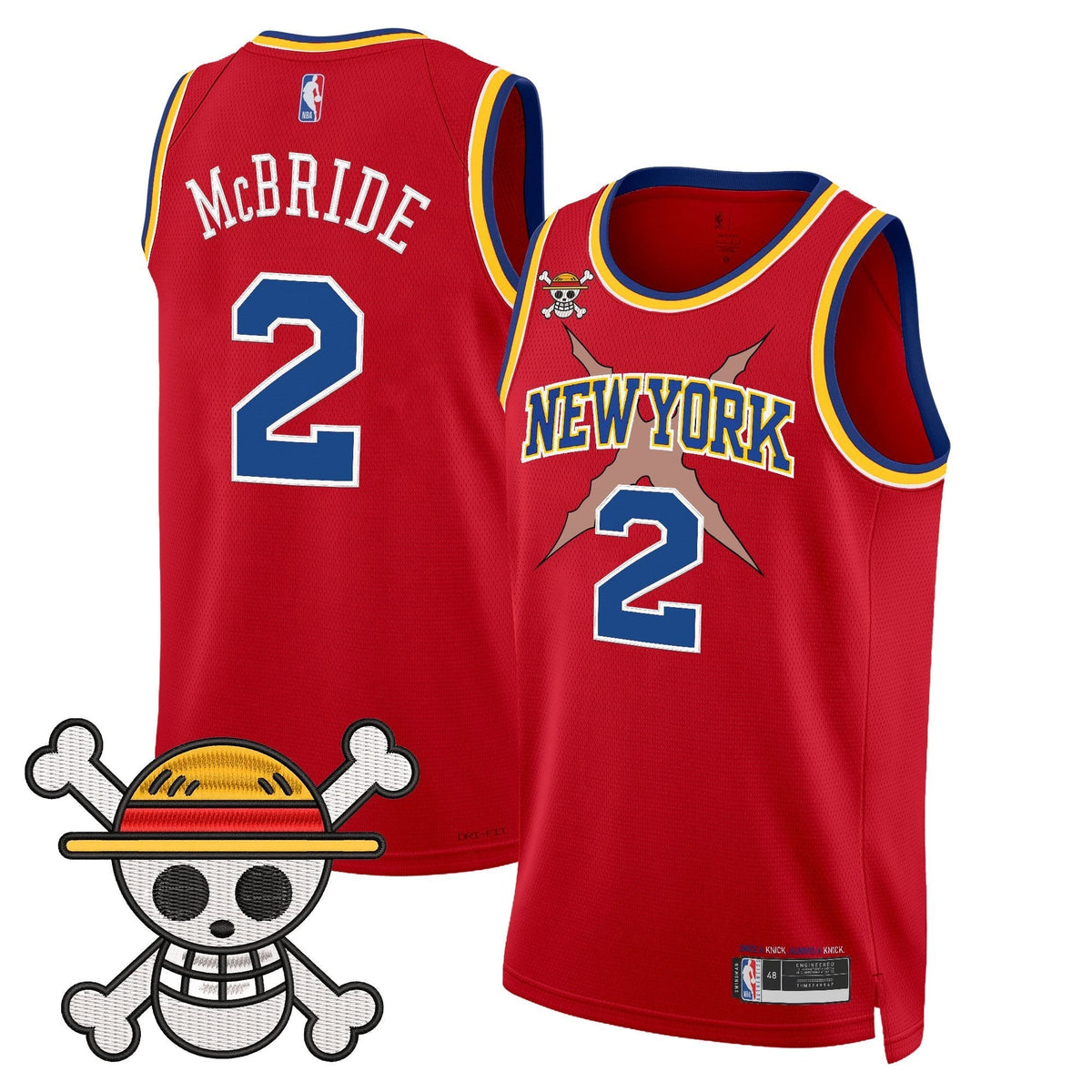NYK x One Piece Swingman Jersey- Stitched - image 33