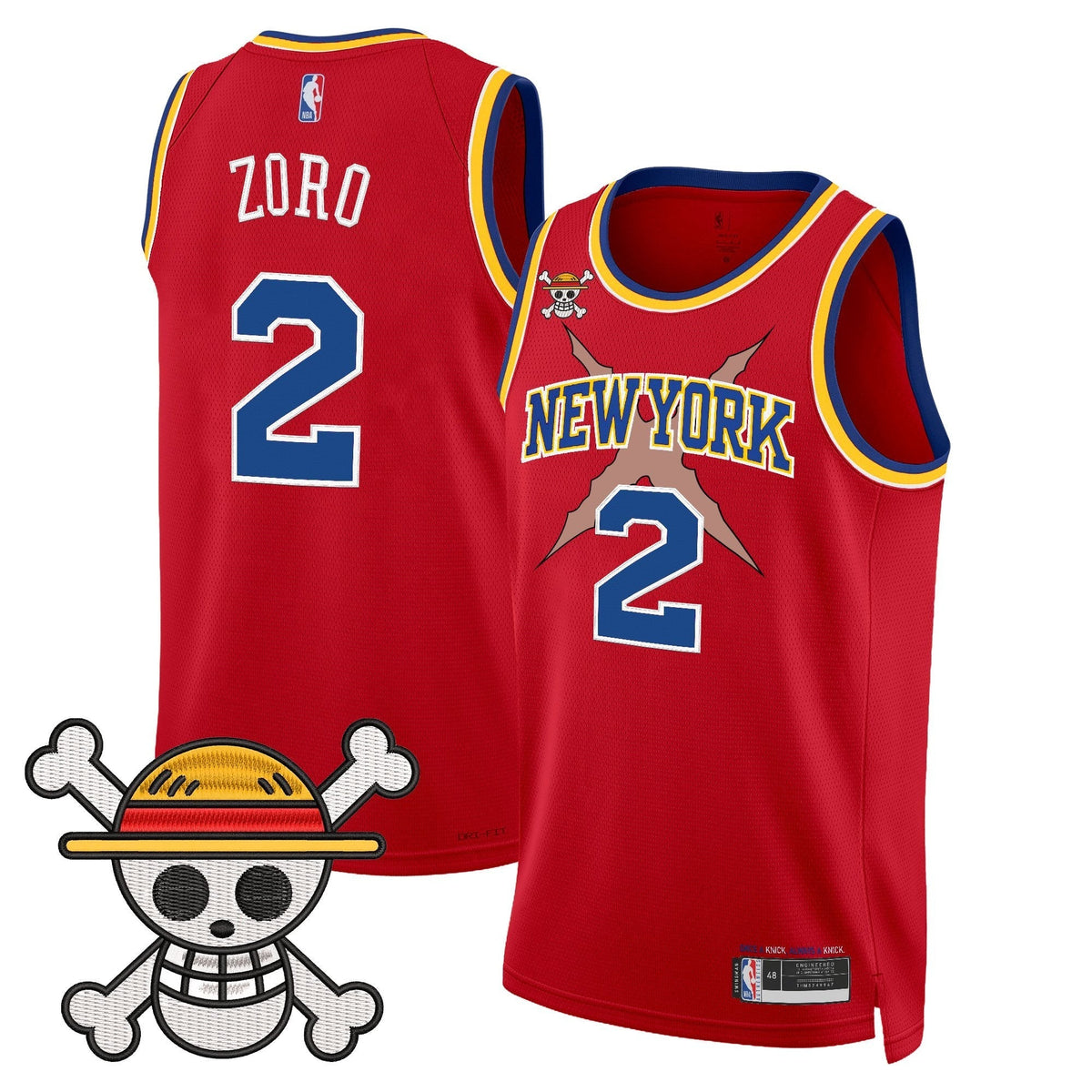 NYK x One Piece Swingman Jersey- Stitched - image 29
