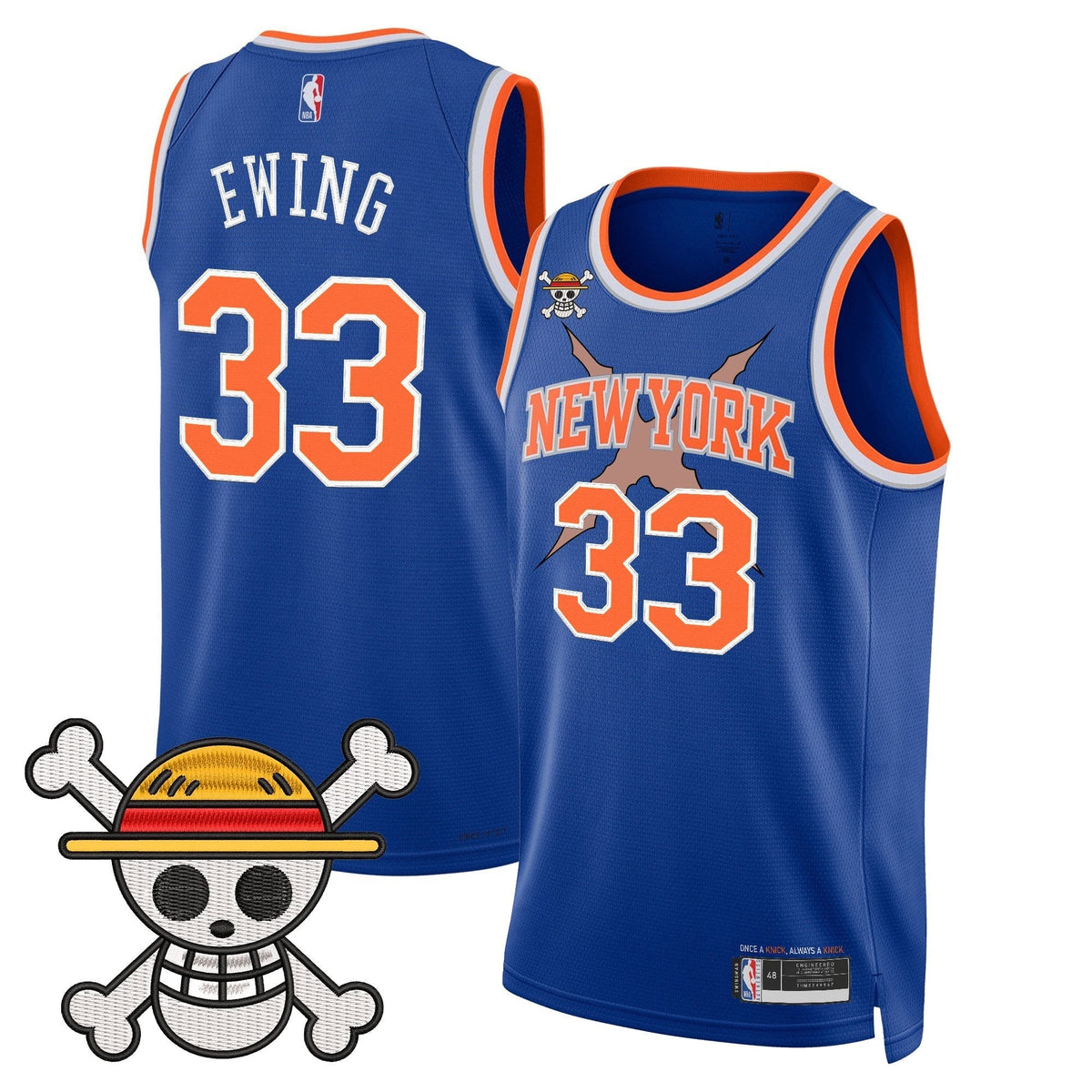 NYK x One Piece Swingman Jersey- Stitched - image 8