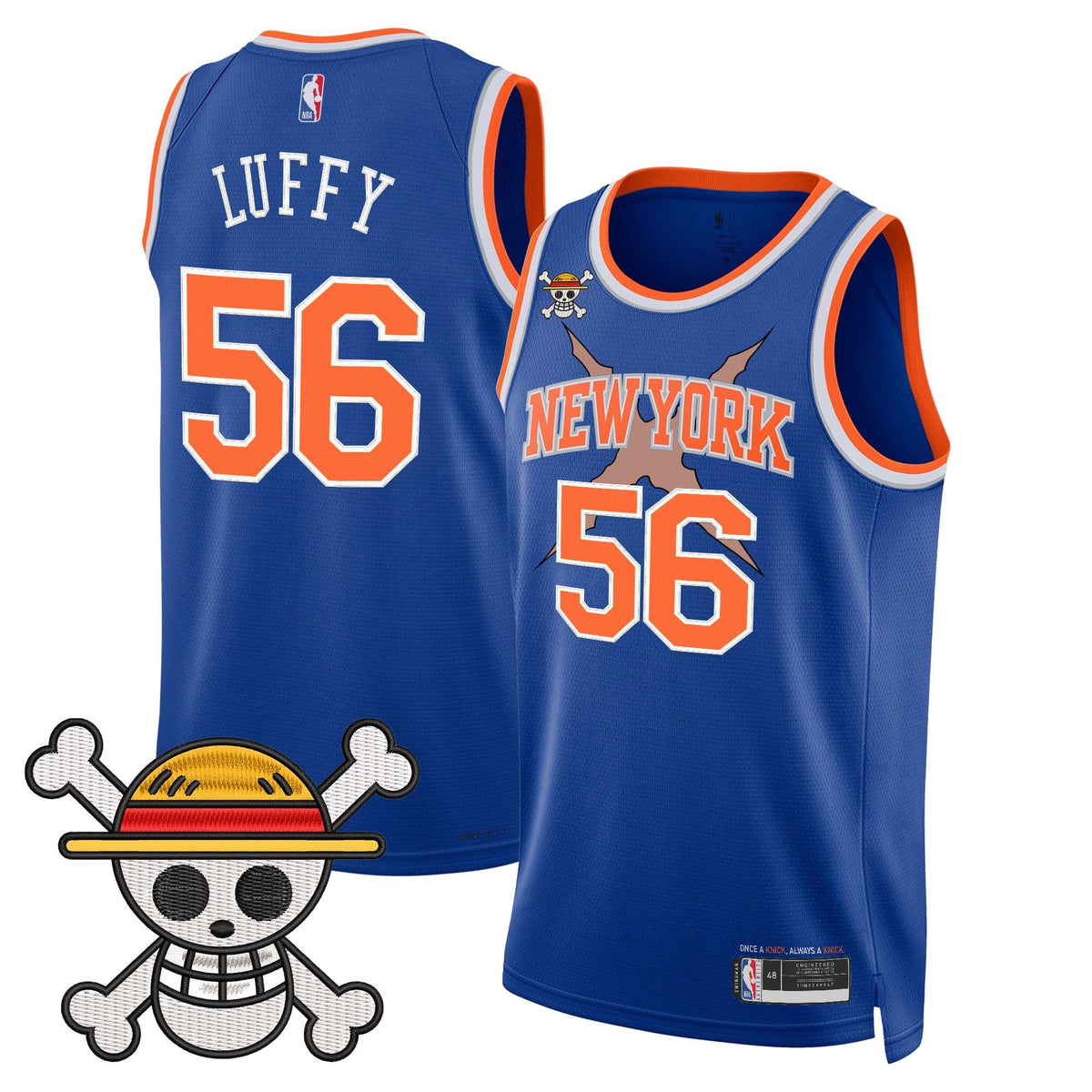 NYK x One Piece Swingman Jersey- Stitched - image 1