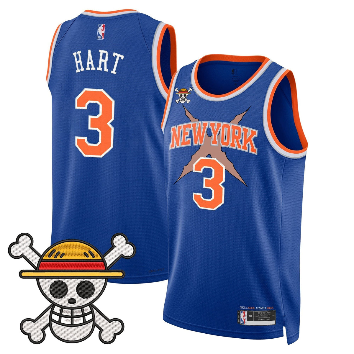 NYK x One Piece Swingman Jersey- Stitched - image 4