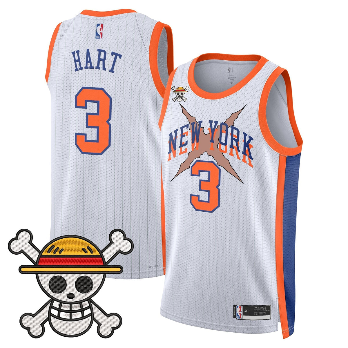 NYK x One Piece Swingman Jersey- Stitched - image 22