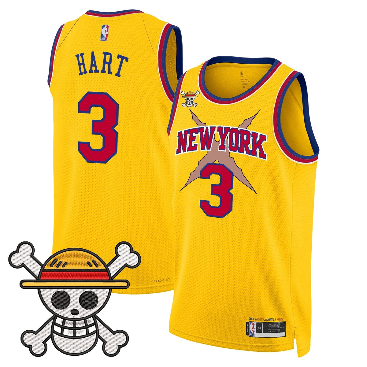 NYK x One Piece Swingman Jersey- Stitched - image 40