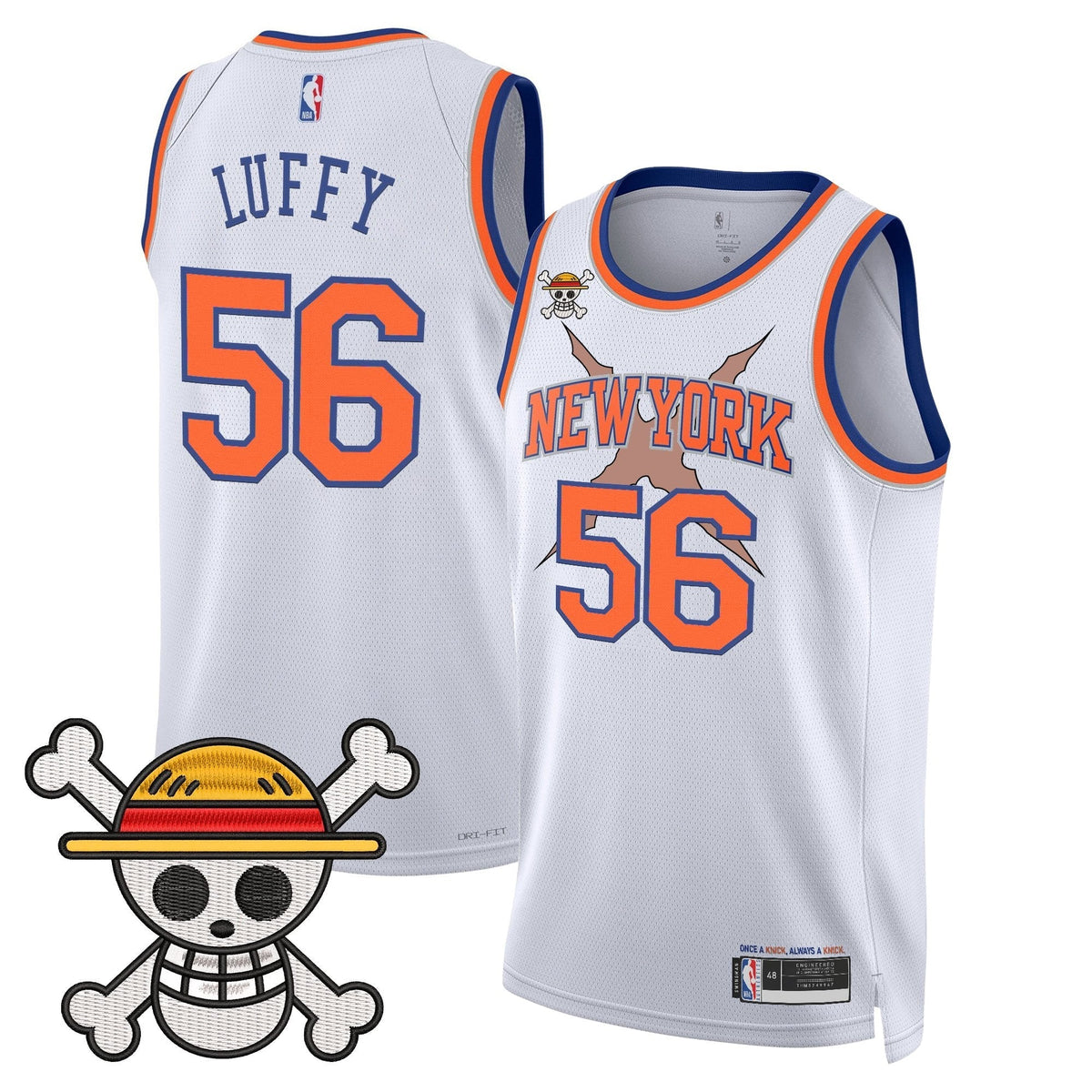 NYK x One Piece Swingman Jersey- Stitched - image 10